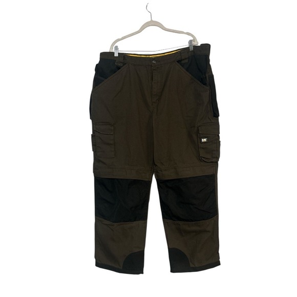 Caterpillar Work Pants Men's CAT Trademark Holster CARGO Tool Pockets Pant 44x32 - Picture 1 of 9